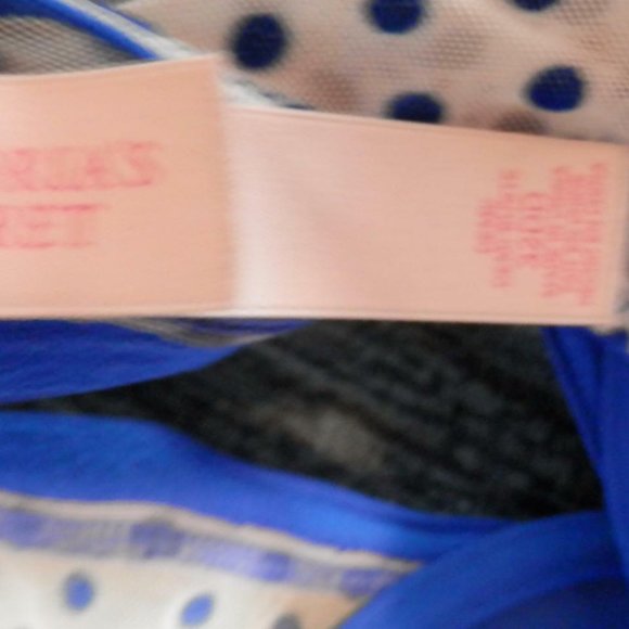 Victorias Secret 32DD Underwire Blue Demi Bra F170 - Picture 5 of 5